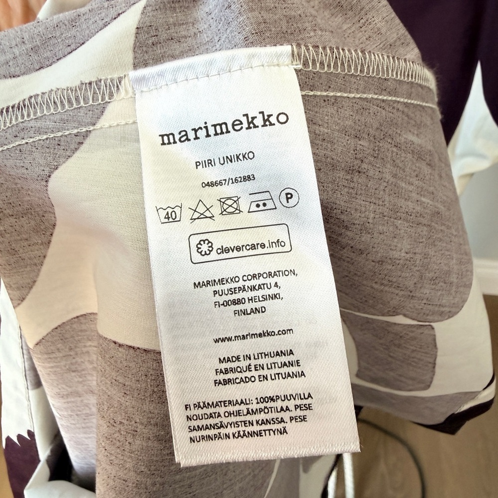 NWOT Marimekko Piiri Unikko Dress - Picture 6 of 10